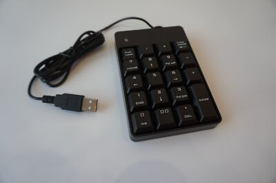 Tastatur, tragbarer mini Nummernblock, Zahlenblock, Ziffernblock, Keypad, USB