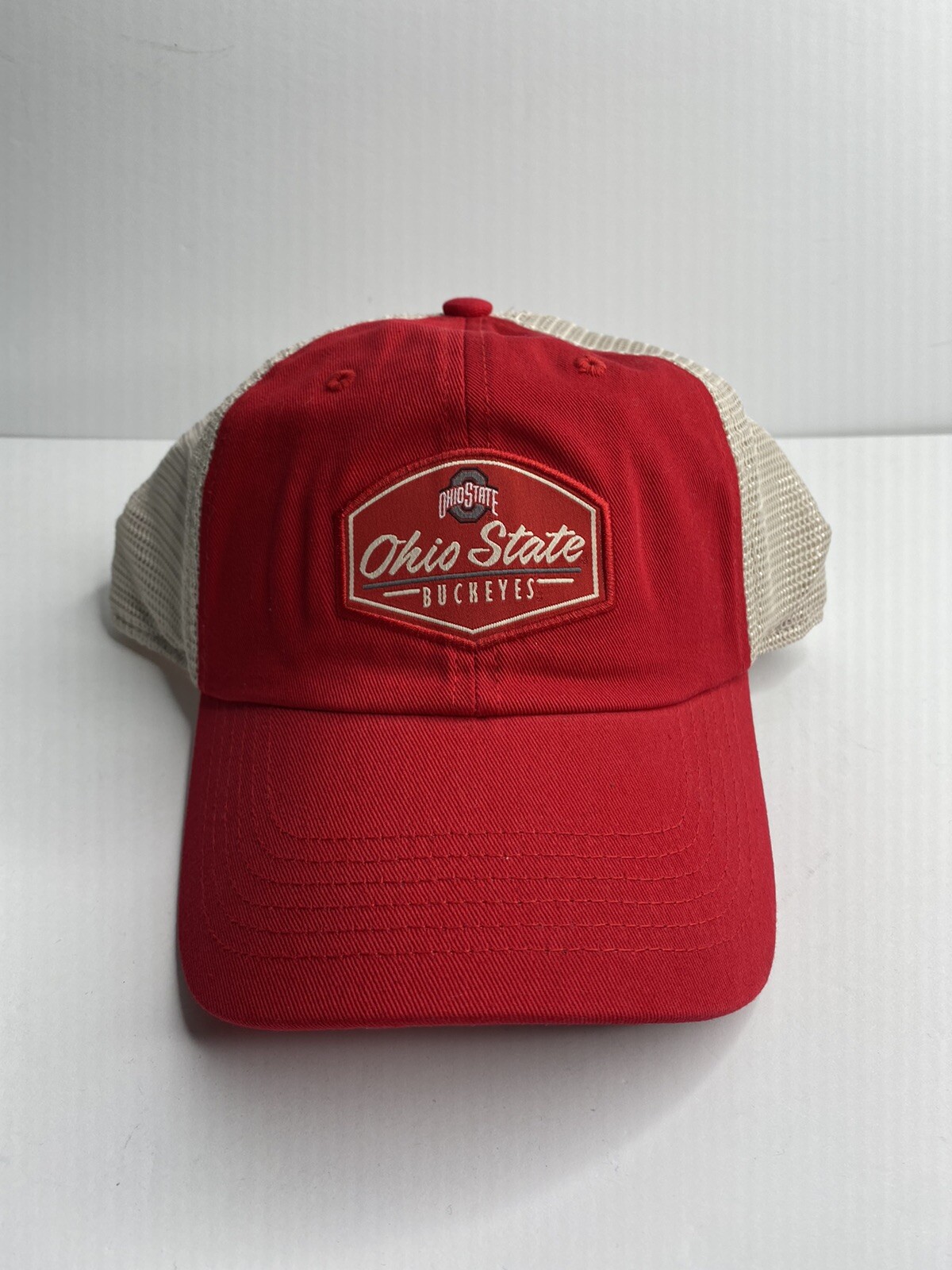 Ohio State Buckeyes Trucker SnapBack Adjustable Mesh Red Hat Cap NCAA New OSU
