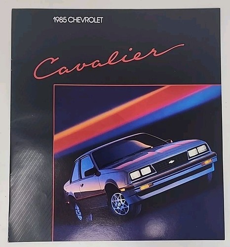 Original 1985 Chevrolet - Cavalier Car Sale Brochure CB