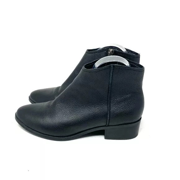 American Rag Black Leather Jolene Booties Women s Size 7 eBay