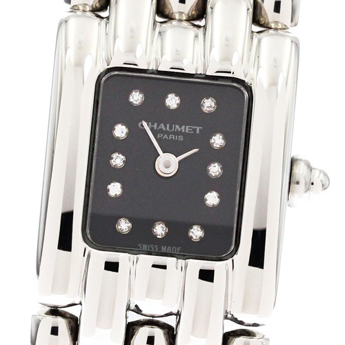 Chaumet Kesis 12P diamond black Dial Quartz Ladies Watch_882043