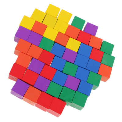50 Stück/Packung Mehrfarbiger Block für Kinder Lernspielzeug Geschenk