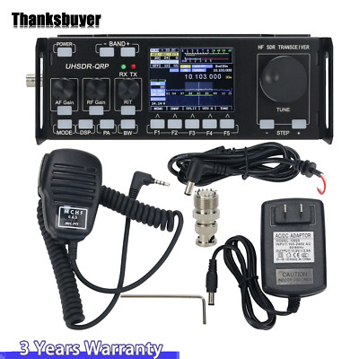 HamGeek MCHF V0.6.3 HF SDR Transceiver QRP Amateur Ham Radio (Transparent Butto)
