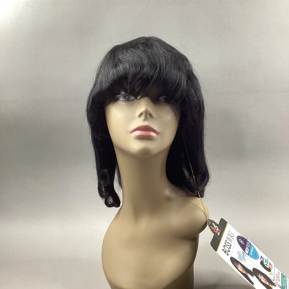 MH1301 Adalyn влажный и волнистый #Natural черный 100% необработанный человеческих волос парик - Изображение 2 из 4