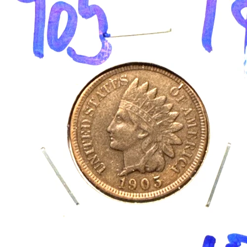 1905 indian head cent XF