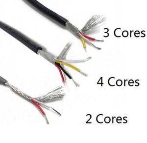 UL 2547 2/3/4 Core Copper Wire Shielded Audio Headphone ... 4 conductor audio jack diagram 