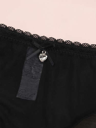 Varsbaby Mesh see through bra upper support, gathering breathable bra set - Picture 10 of 52