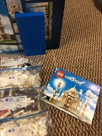 LEGO CREATOR: Taj Mahal (10256) Expert Rebagged, coordinated with instructions, 