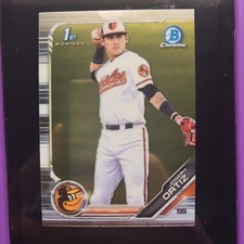 2019 Bowman Draft Joseph Joey Ortiz 1st Chrome Prospect RC Orioles 