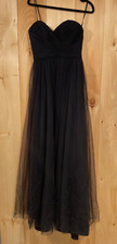 Gorgeous Sorella Vita Black Tulle Bridesmaid/Prom Dress UK Size 10, US Size 6