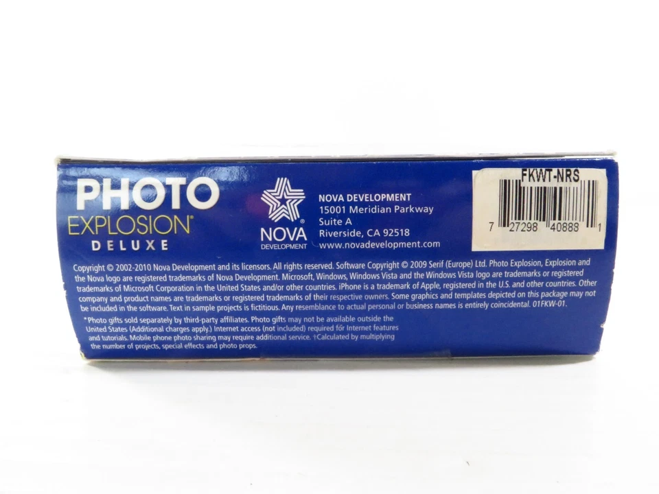 Nova Photo Explosion Deluxe Version 4, Complete Digital Photo Studio, New SEALED - Image 4 of 4