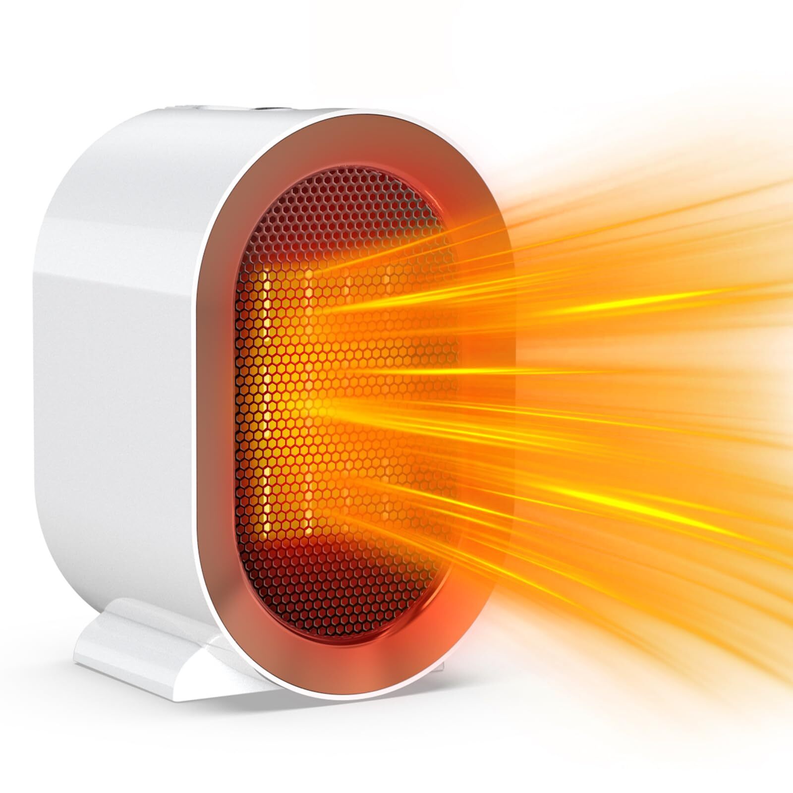 Space Heater,Portable Heaters for Indoor Use 1200W/800W Quiet Electric Desk C...