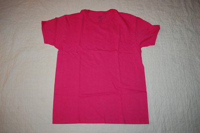 Mens S/S Tee Shirt DARK PINK CREW NECK Premium Softness Cotton  L XL 3X 4X