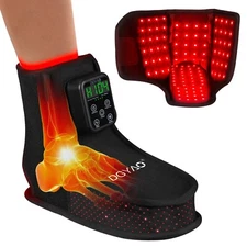 Infrared Red Light Therapy Slipper Boots for Feet & Ankle Pain Relief Home Use
