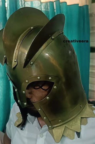 Antique Visored Seigneur des Anneaux Casque Reenactment Costume Cosplay Cadeau - Photo 4 sur 7