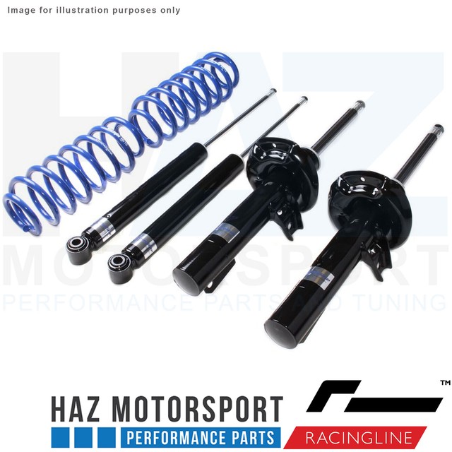 VWR Sports Shock Absorbers And Lowering Springs Kit Vw Golf Mk5 R32 MK6