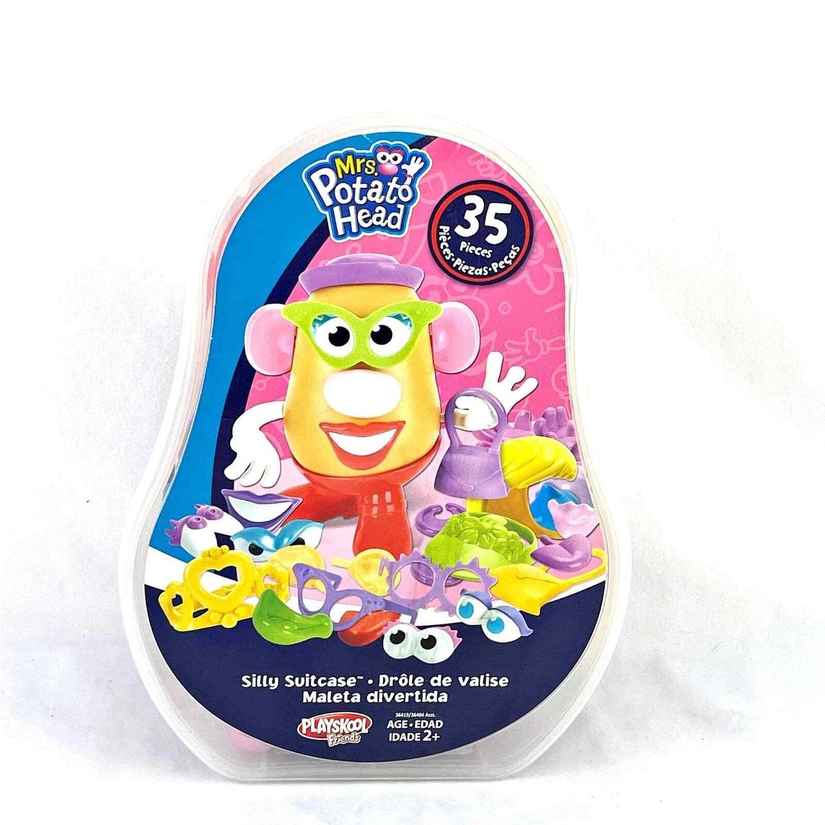 Playskool Mrs. Potato Head Silly Suitcase Parts and Pieces Toddler