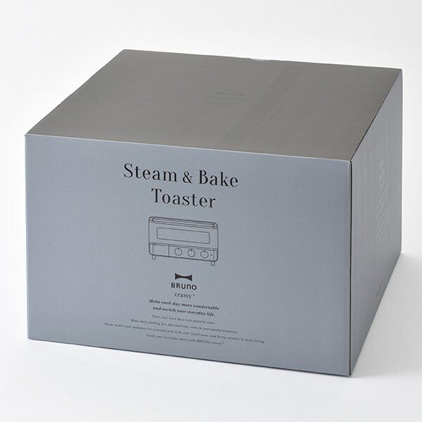 BRUNO Steam & Bake Toaster BOE067-BGY AC100V Stylish Simple Gift