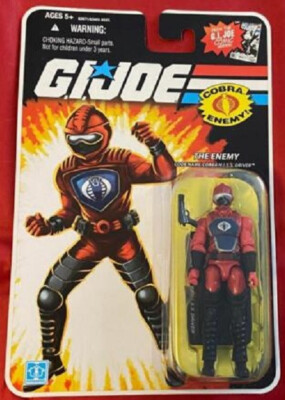GI Joe 25th Anniversary Cobra H.I.S.S. Tank Driver Hasbro Mint On Card HISS