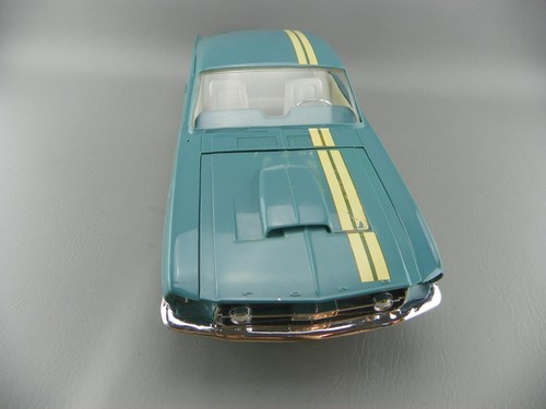 Vintage Wen-Mac AMF 1967 Ford Mustang GT Fastback 2+2 16" Model w/ Original Box - Picture 14 of 24