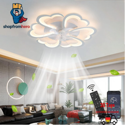 Deckenventilator mit LED Beleuchtung 68x13 cm 72W leise für Wohnzimmer Schlaf