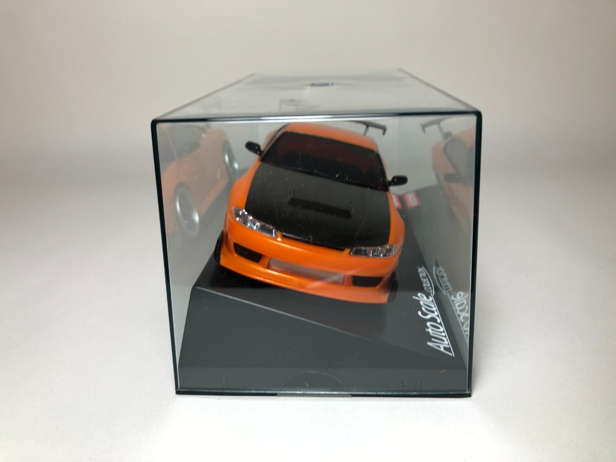 京商ミニッツ SILVIA S15（オレンジメタリック） KYOSHO Mini-z NISSAN SILVIA S15 Orange Metallic equipped
