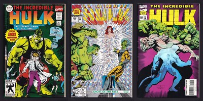 Incredible Hulk #393/400/425 Foil/Holofoil/Hologram Anniversary Issues! 1992