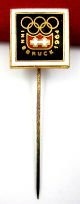 Pin's Officiel JO Innsbruck 1964 - Épinglette Jeux Olympiques Hiver Autriche - Vintage