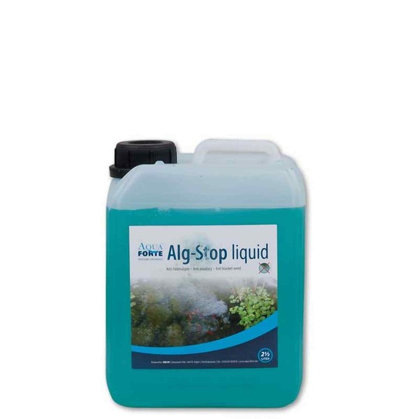 Aquaforte Alg-Stop FlüSsig 2,5 Liter - Anti Fadenalgen Koi Teich Algen Mittel-image