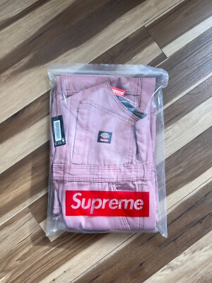 Supreme x Dickies Flannel Lined Overalls - Size Medium