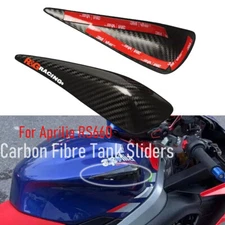 Slider Protector Carbon Fibre Tank Slider For Aprilia RS660 Side Fuel Tank Cover