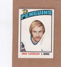 1976-77 O PEE CHEE HOCKEY MIKE CORRIGAN #268 PENGUINS NM *A33705