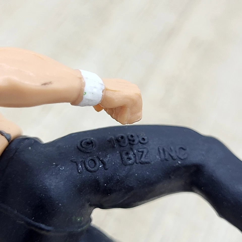 1998 WCW NWO LEX LUGER STEEL SLAMMERS Action FIGURE - Image 3 of 3