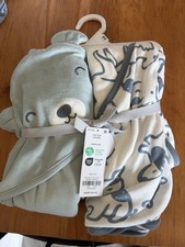 Carter s 2-Pack Towel Set Dinosaur Hooded Towel Bath Towel for Baby Todd