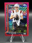 2025 Topps Chrome Drake Maye Hot Pink X Fractor - Patriots