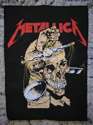 METALLICA~ Vintage 'Harvester Of Sorrow' Battle Jacket Back Patch Art By Pushead