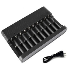 High Quality 10 Slot Battery Charger Adapter Durable Replacement Commponents