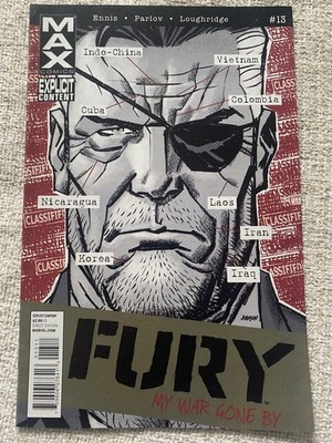 FURY #13 Garth Ennis Nick Fury Sgt. Marvel MAX Comics 2013 NM