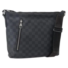 LOUIS VUITTON Damier Graphite Mick PM Shoulder Bag N40003 LV Auth bs30837