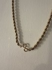 14k Yellow Gold  16 Inch Rope Gold Chain Solid 3mm weighs 15 grams  — photo 8