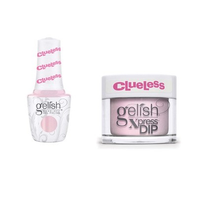 Gelish Clueless ''Highly Selective '' Duo - Includes Dip and Gel Polish-Light Pink