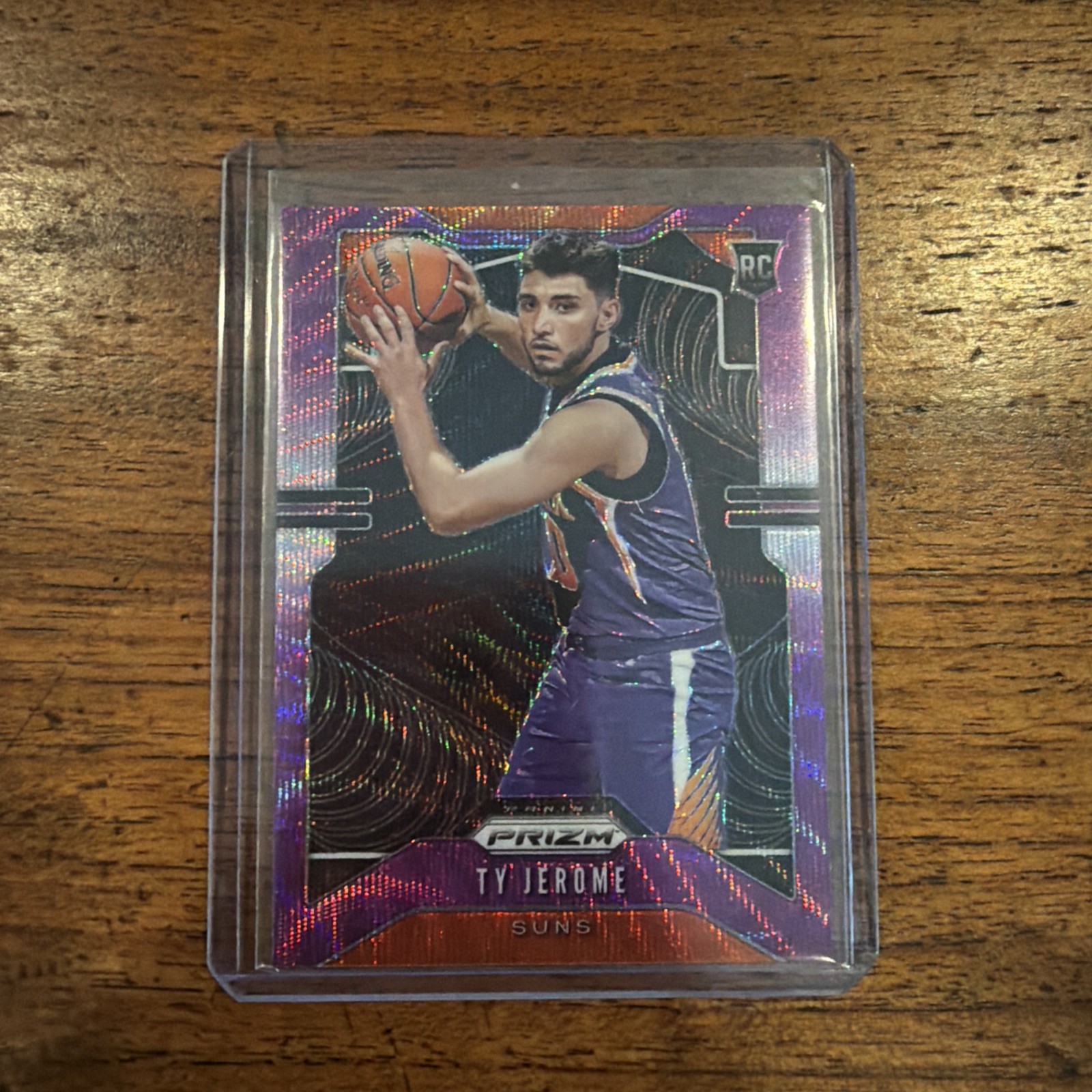 2019-20 Panini Prizm Purple Wave Ty Jerome #268  Rookie Card RC