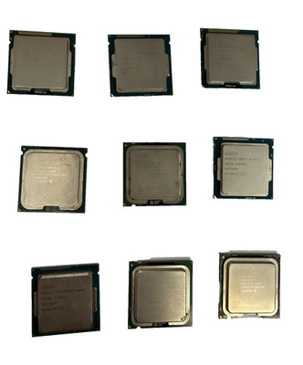 Lot of 9 Intel CPUs   Assorted Models   Value Pack