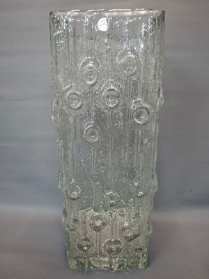 Göbel Charlottenhütte Große Bodenvase 49 cm Eisglas Mid Century Vintage 6,5 KG