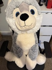 Large Husky Teddy Bear – Brand New with Tag – Cuddle Crew – Soft Plush