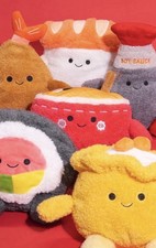 New Bum Bumz 7.5" Takeoutbumz series 1 Complete Set of 6 Plush Toys