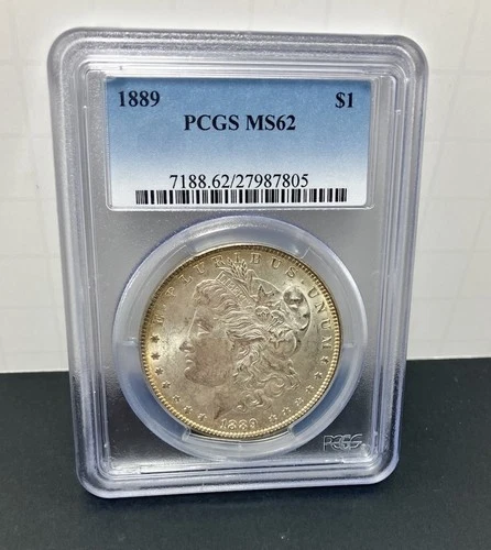 1889-P $1 Morgan Silver Dollar PCGS MS 62 | Uncirculated UNC