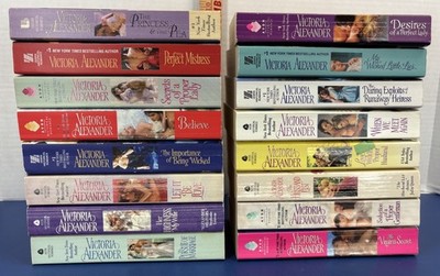 Victoria Alexander Paperback Books Lot of 16 Historical Romances