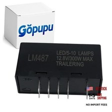 LM487 LED Hyper Flasher Turn Signal Relay Compatible with Silverado GMC 2003