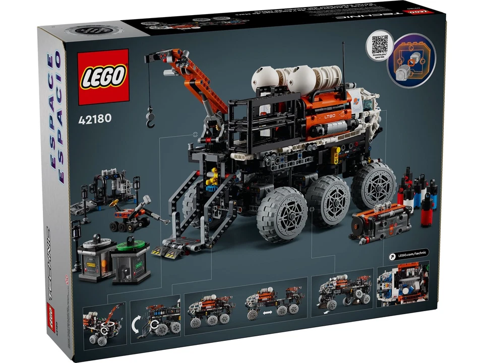 LEGO Technic Space Mars Exploration Rover 42180 Kit 1599-tlg. Desde 11 Años - Imagen 2 de 4